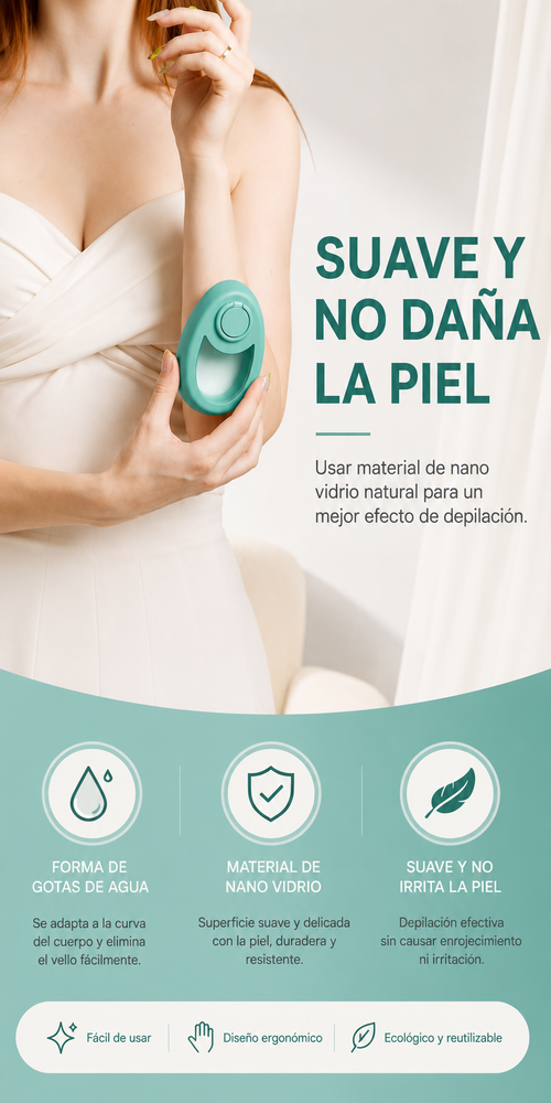 Depiladora de Cristal Sin Dolor